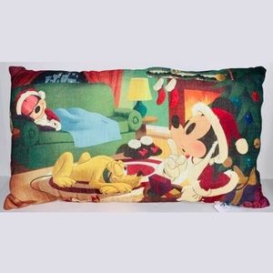 🎁 ❗️LAST 1❗️Disney Large Christmas Holiday Magic Reversible Pillow ❗️LAST ONE❗️